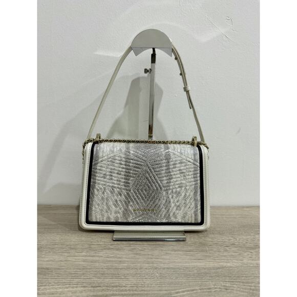 NWT Bvlgari Diamond Blast Leather Serpenti Shoulder Bag w/ Crossbody Chain Strap - Picture 5 of 16